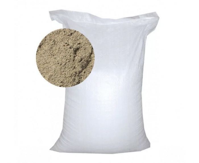 Песок речной 40 кг 0,028 м3 фракция 2-2,5 мм с доставкой