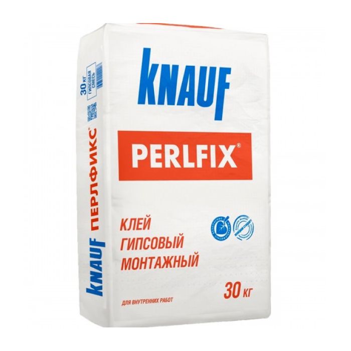 Клей специальный для ГКЛ Перлфикс KNAUF 1/40 1шт. 30 кг